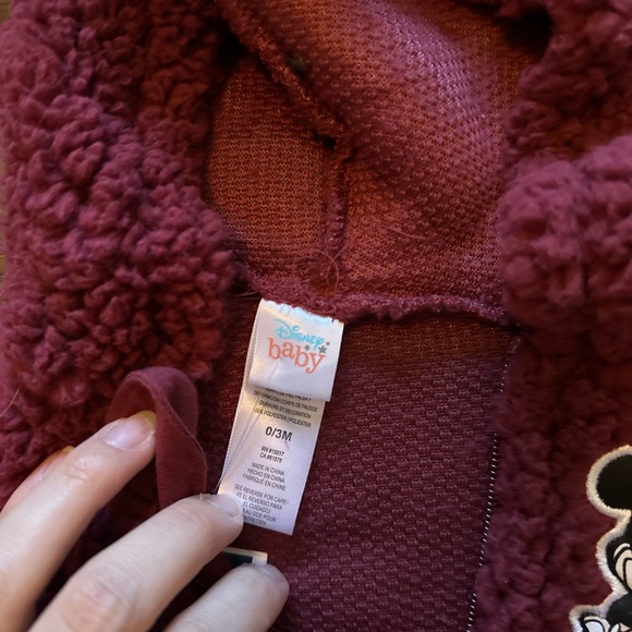 Disney Baby Fleece Vest Size 0-3M NWT - Picture 2 of 3